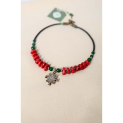 Viburnum bush necklace