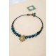 Cornflower amulet necklace