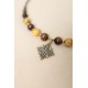 Beaded beaded necklace