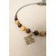 Beaded beaded necklace