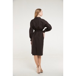 Dress "Melania" (chocolate)