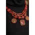 Ceramic necklace "Maistrynya"