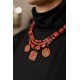 Ceramic necklace "Maistrynya"