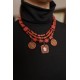 Ceramic necklace "Maistrynya"