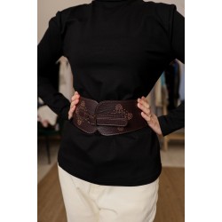 Genuine leather belt